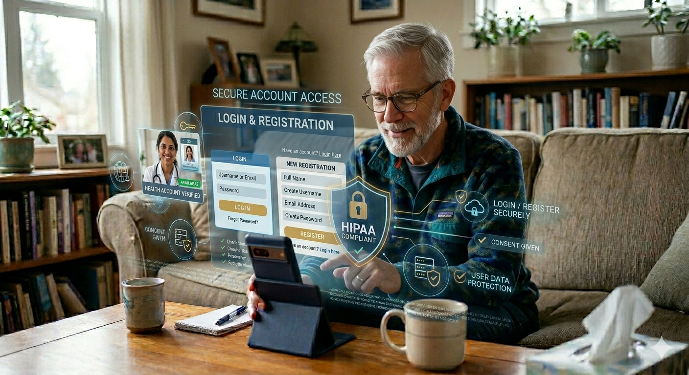 Secure Login Interface